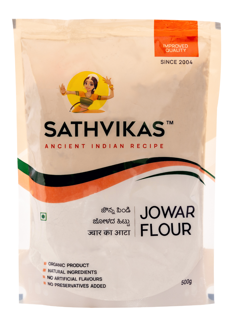 Pacha Jonnalu / Jowar Flour (500 grams) Pack Of 1.